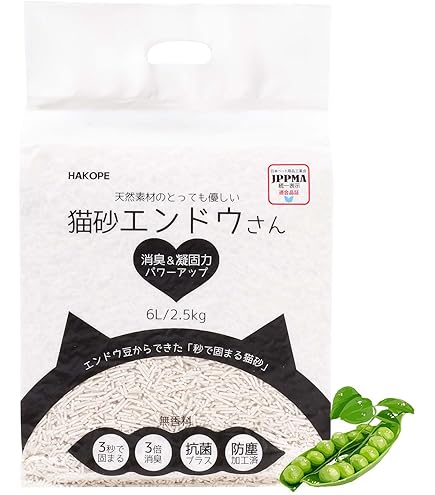 Amazon | JOYPET(ジョイペット) クリーンケア えんどう豆の猫砂 6L